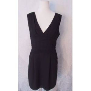 BCBGeneration Deep V Sleeveless Cocktail Dress